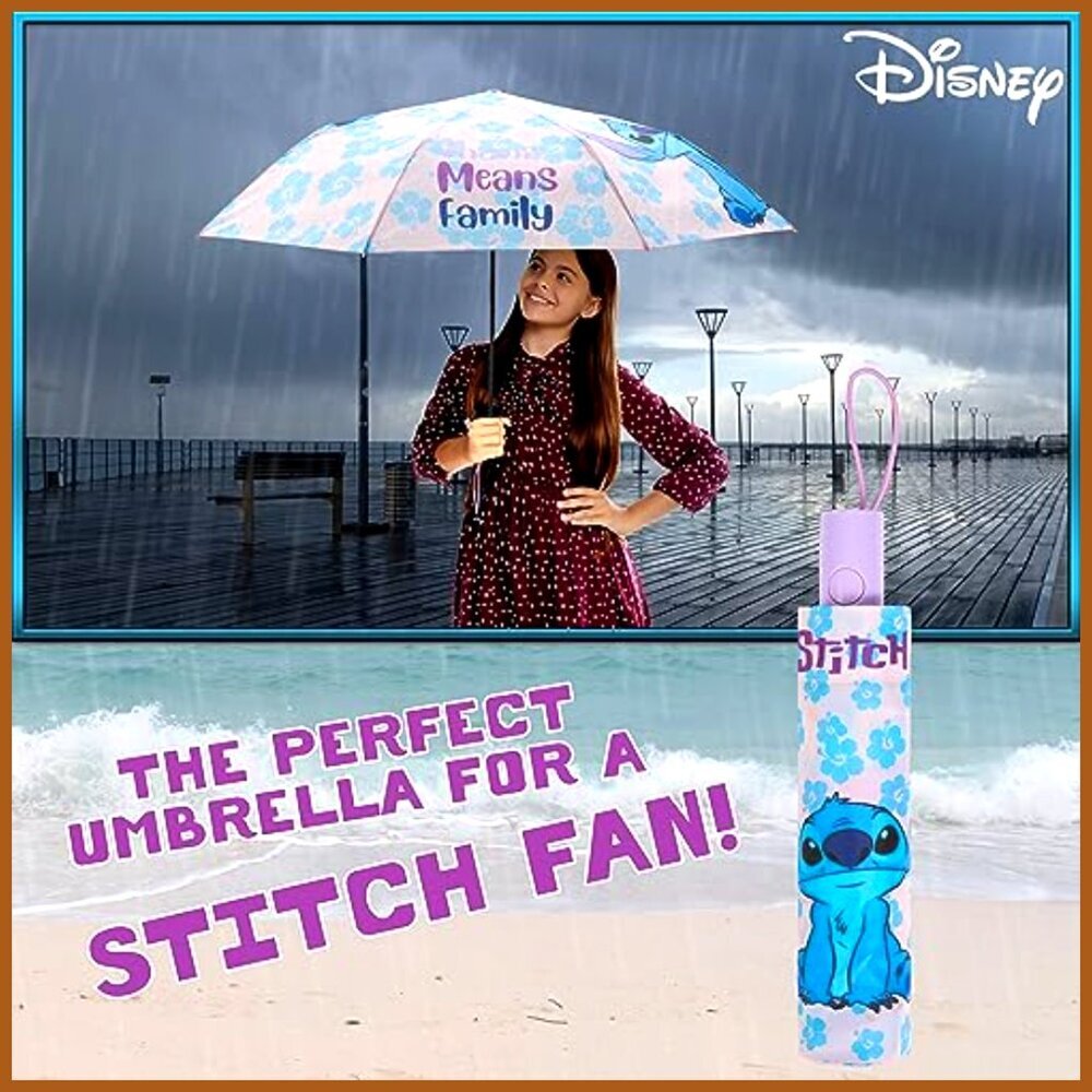 Folding Umbrella Lightweight Travel School Aluminum Shaft - Picture 5 of 7